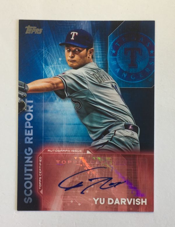 Yahoo!オークション ダルビッシュ有 直筆サイン 「ダルビッシュ Topps