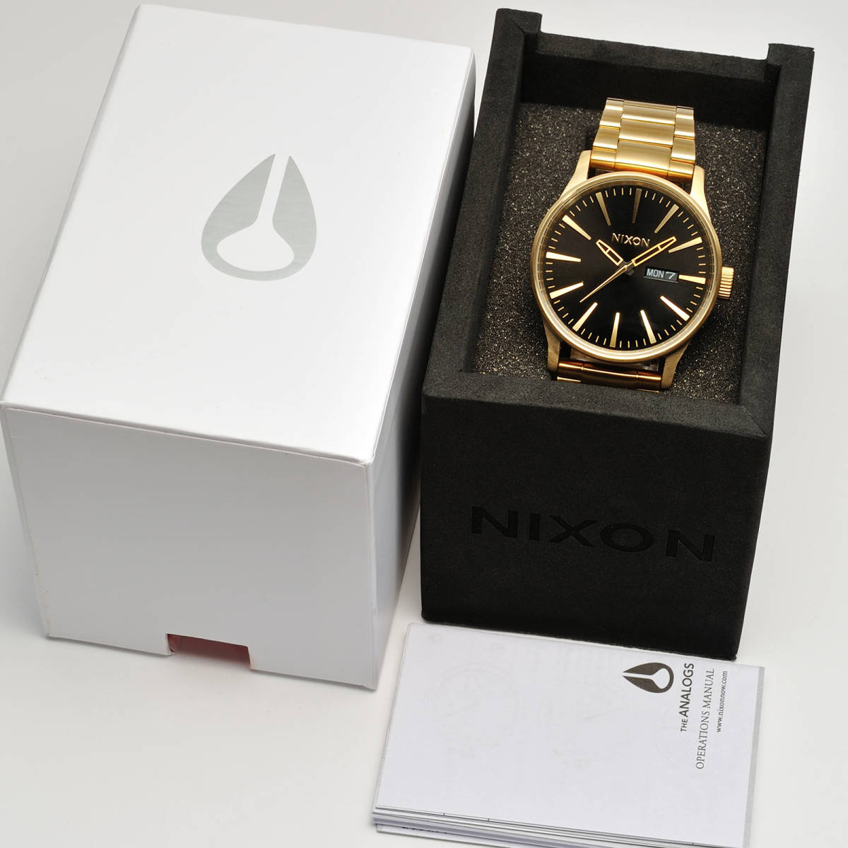 【新品】NIXON ニクソン A356-510 セントリー ゴールド メンズ腕時計 SENTRY A356510 送料無料