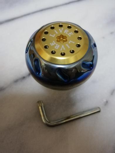 リブレ EP44 ハンドルノブ 中古品 ダイワL用 E44LGL-1 ファイヤー