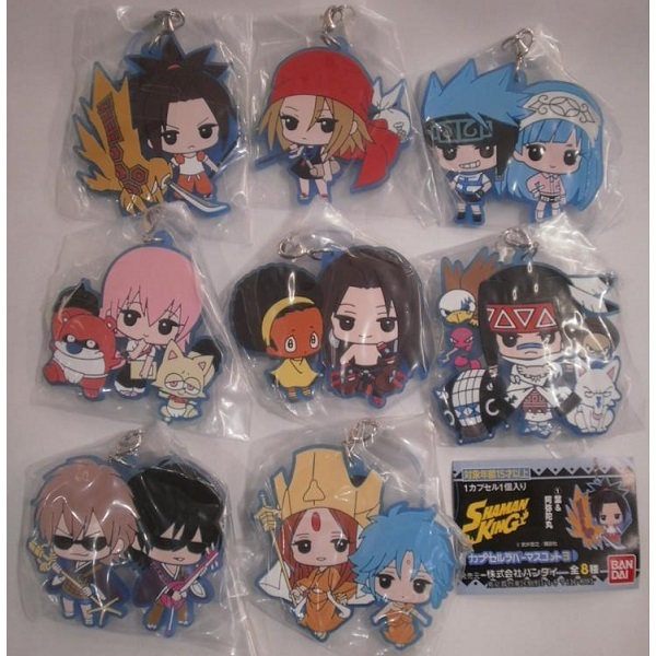 シャーマンキング カプセル ラバーマスコット 3 全8種 葉 阿弥陀丸 アンナ ホロホロ ピリカ たまお ポンチ コンチ ハオ ストラップ ラスト シャーマンキング 売買されたオークション情報 ヤフオク の商品情報をアーカイブ公開 オークファン Aucfan Com