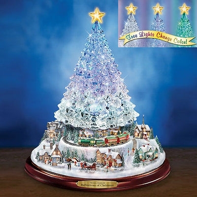 新品未使用「トーマスキンケード クリスマスツリー ワンダーランド エクスプレス」 ディズニー絵画 展示用フック付 BASE by powered ポスター専門店 絵画