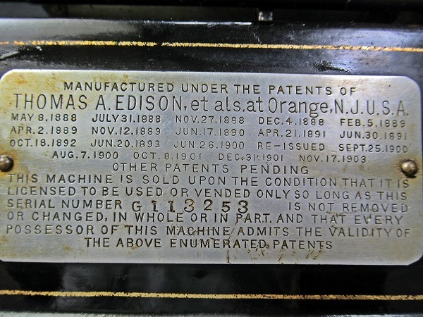 GEM PHONOGRAPH EDISON エジソン | N.J. ORANGE 蝋 音出し確認済 EDISON|蓄音機|ハードオフ公式通販オフモール|2011040000108423 Phonograph Edison トーマスエジソン蝋管蓄音機-本體–日本 Time 4-4 エジソン蓄音機／The