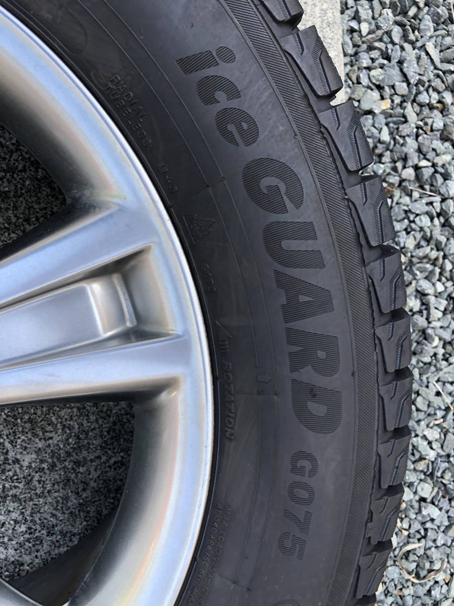 【ヨコハマ iceGUARD SUV G075】 235/60R18 トヨタ純正アルミ18*7J+35 PCD114.3 4本セット_4