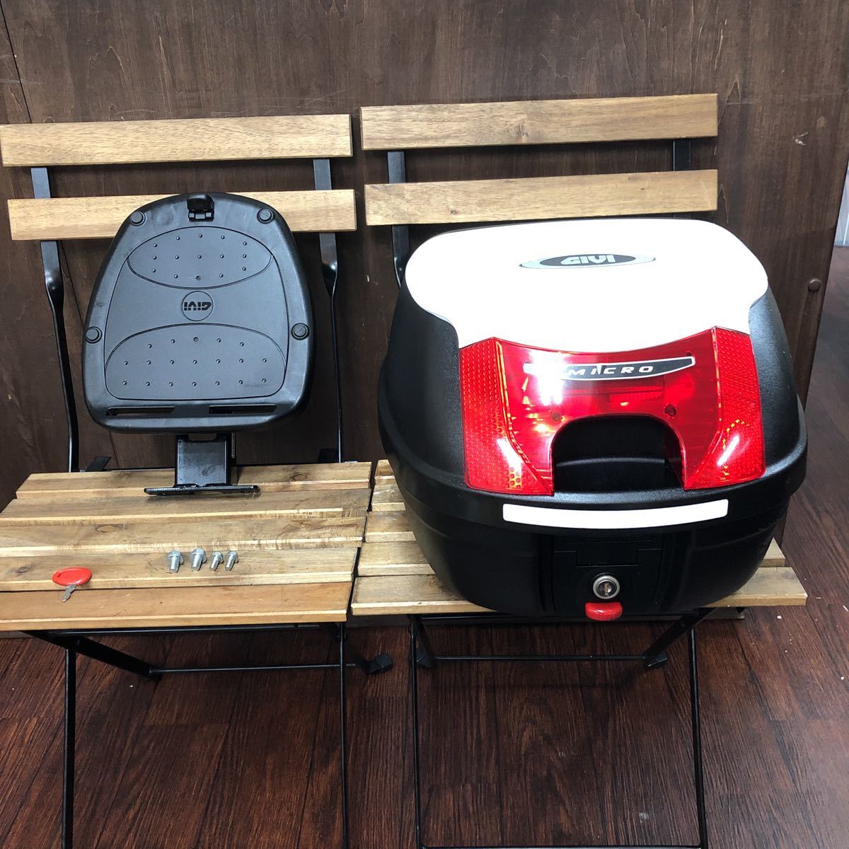 HONDA ダンク 用 GIVI BOX ボックス キャリア 取り付けベース 鍵一本 車体番号 AF74-100～ 現車から取り外し | ダンクにGIVIをを取り付けましょう！ ゼブログ!! - 価格.com 投稿詳細｜MOTOCLE