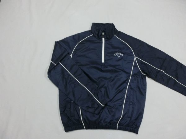 ★超美品★ Callaway Golf キャロウェイゴルフ Xシリーズ ２wayハーフジップウインドジャケットト メンズ（M）