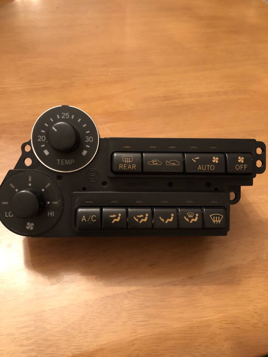 JZA80 スープラ 中期 後期 純正エアコン スイッチ パネル