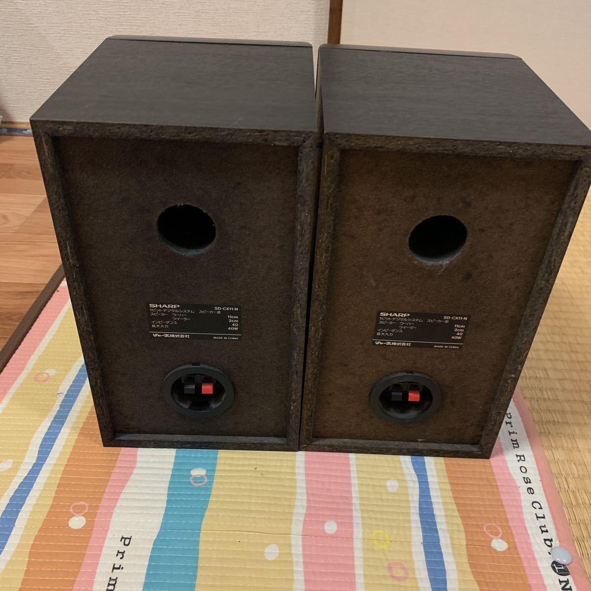 SHARPスピーカー再出品 SHARPスピーカー再出品