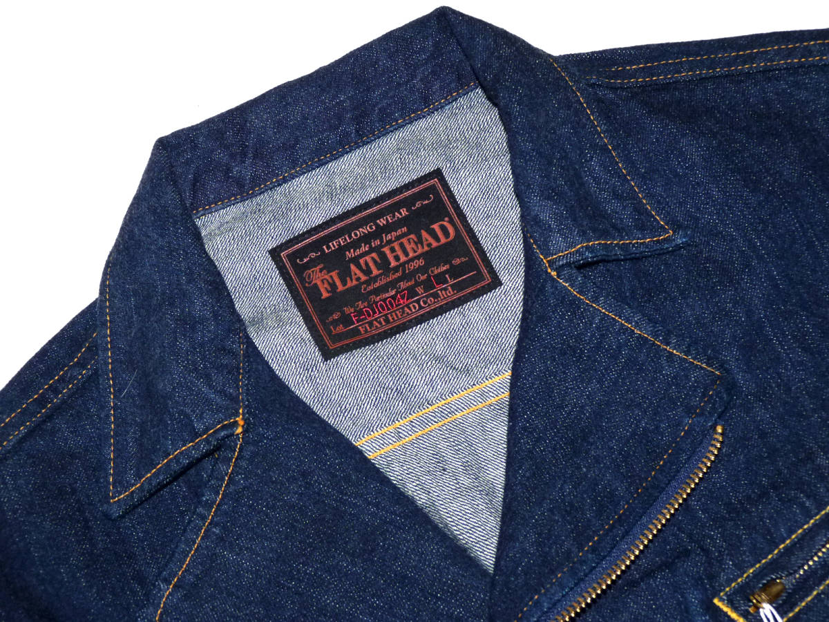 未使用 THE FLAT HEAD フラットヘッド F-DJ004Z デニム ダブル