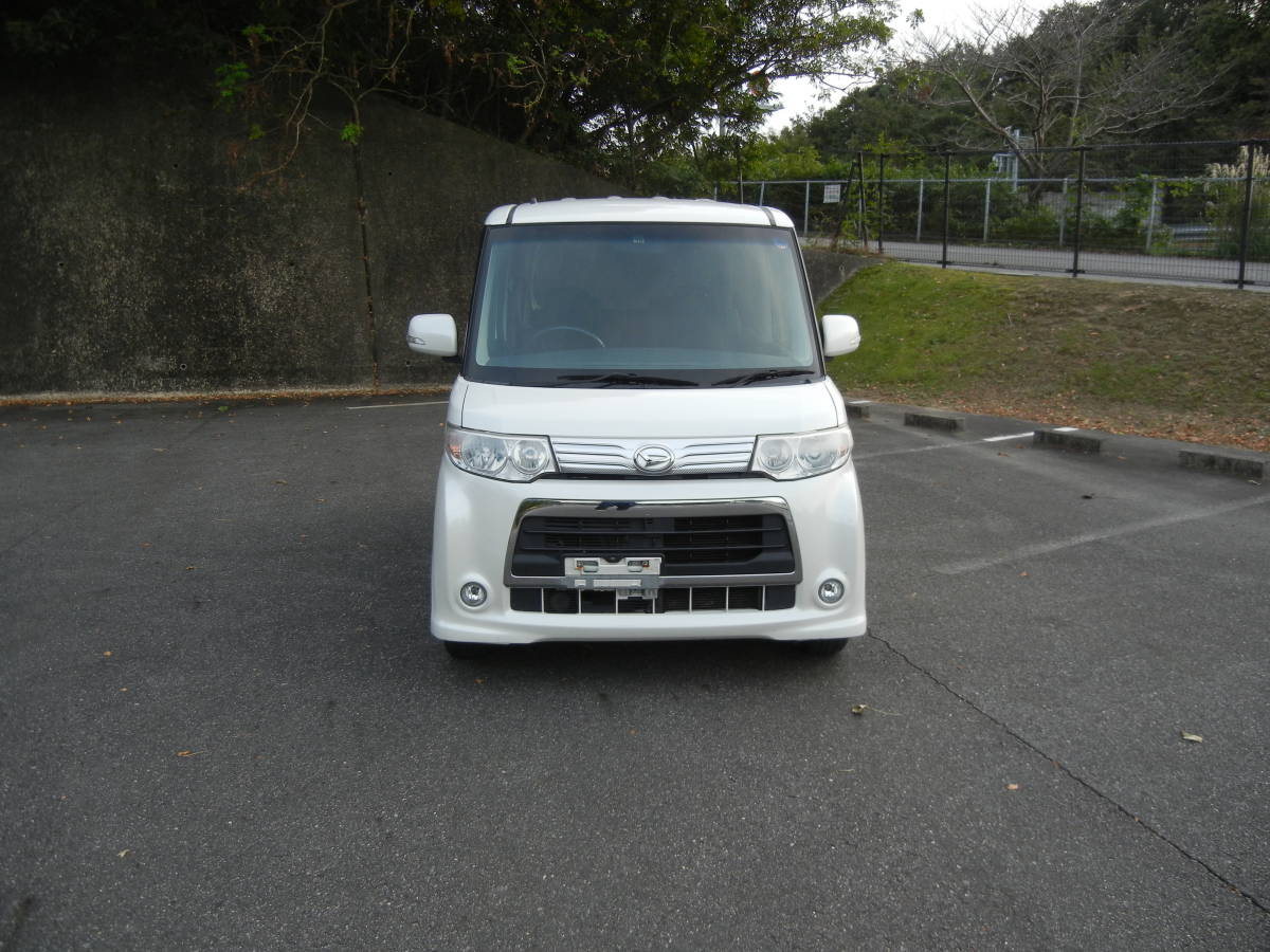 ★H22年/タントカスタム X 後期/車検・令和3年12月/ナビ/TV/パワスラ/CVT/キーフリー/ワンオーナー/激安!!即決★