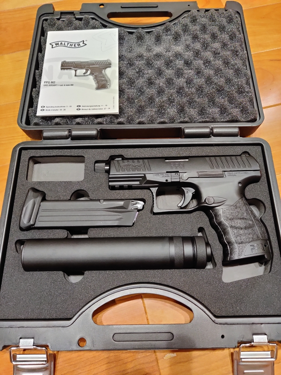 UMAREX Walther PPQ Navy DX ガスブローバック 検）M2 ワルサー HK ガスガン