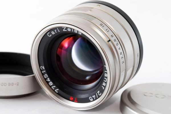 ■新品級■CONTAX Carl Zeiss Planar 45mm F2 T* G■7454 コンタックス カールツァイス