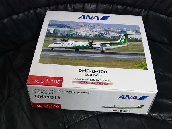 新品未開封☆ANA DHC-8-400 特別塗装 ECO BON 1/100 全日空商事 ☆ ANA