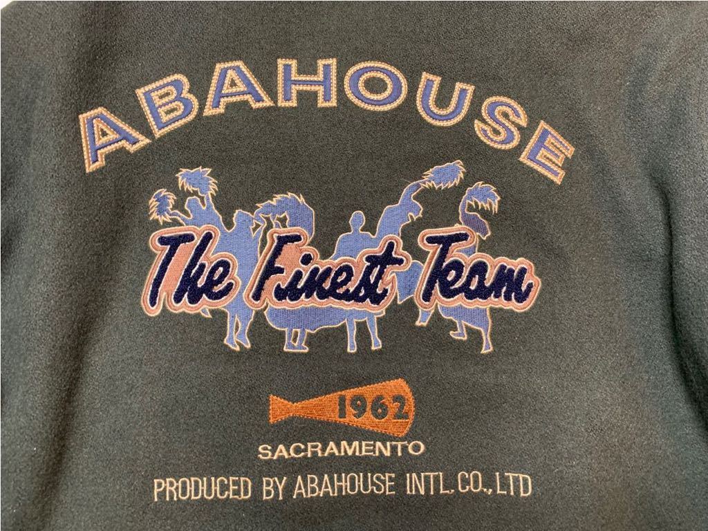 即決★ABAHOUSE★スタジャン 袖革 グリーン 緑 アバハウス スタジアムジャンパー メンズF 袖レザー ワッペン セミデコ スタジャン アバハウス 緑 スタジャン（メンズファッション）の通販 グリーン 袖革（種類（コート・ジャケット）ブルゾン