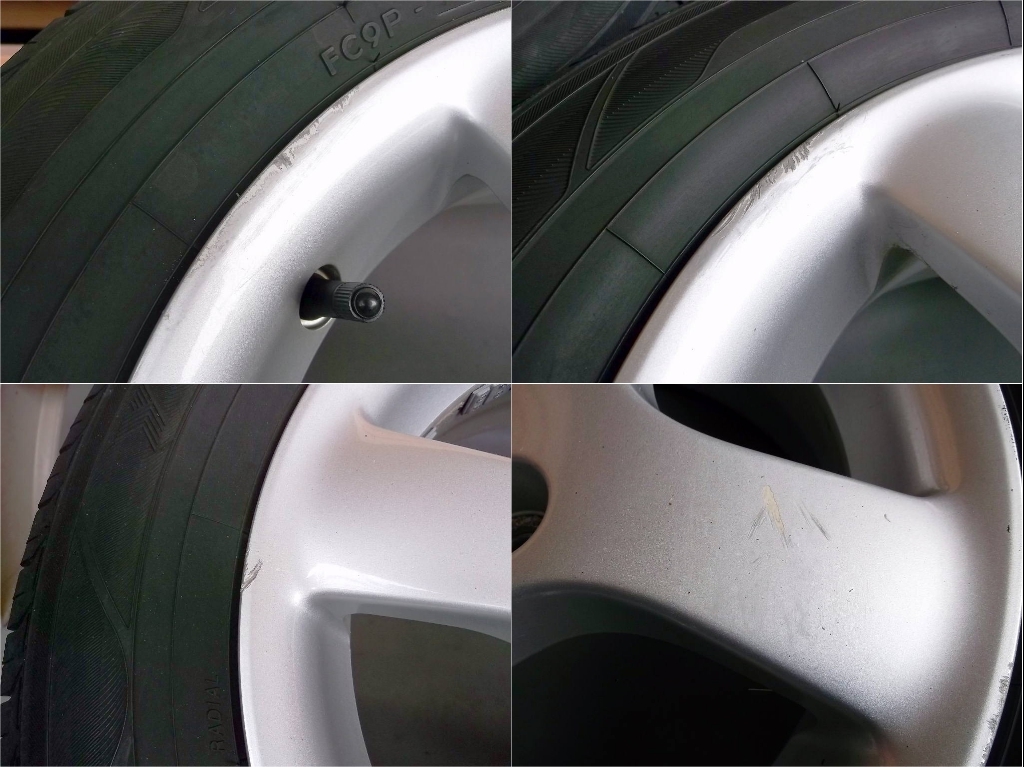 ホンダ純正アルミホイール☆14×5.5J+45☆4穴/PCD100☆175/65R14☆4本 