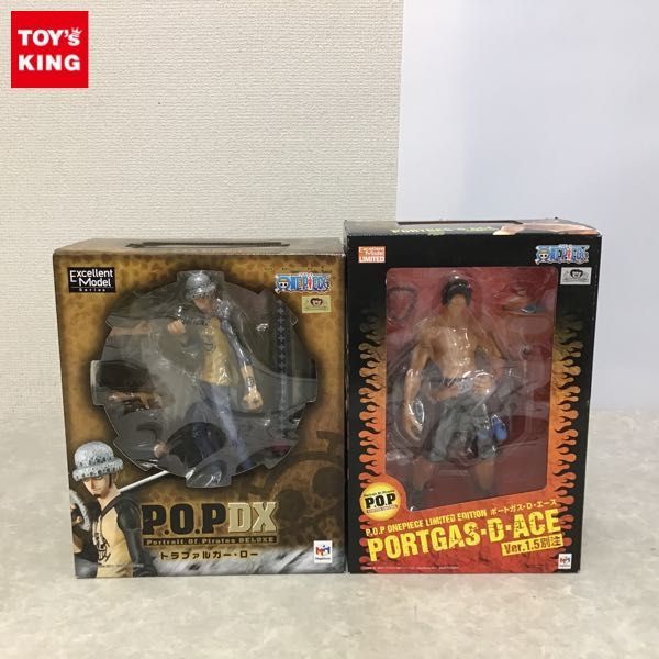 1円～ 未開封 P.O.P LIMITED EDITION/POP ポートガス・D・エース Ver.1.5別注 P.O.P DX/POP トラファルガー・ロー / ONE PIECE