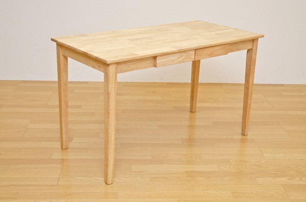 ホワイトウォッシュ（WW）木製テーブル 120×60cm デスク 机 天然木