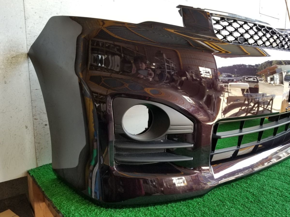 ZRR70W ZRR75W ヴォクシー 煌 純正フロントバンパー 後期 Z ZS 紫