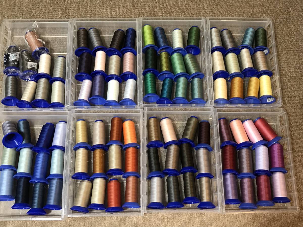 低価，人気セール ロックミシン用60スパン糸 93本まとめて 色や状態は画像参照ください(糸)｜売買されたオークション情報、yahooの商品情報をアーカイブ公開 - オークファン 糸