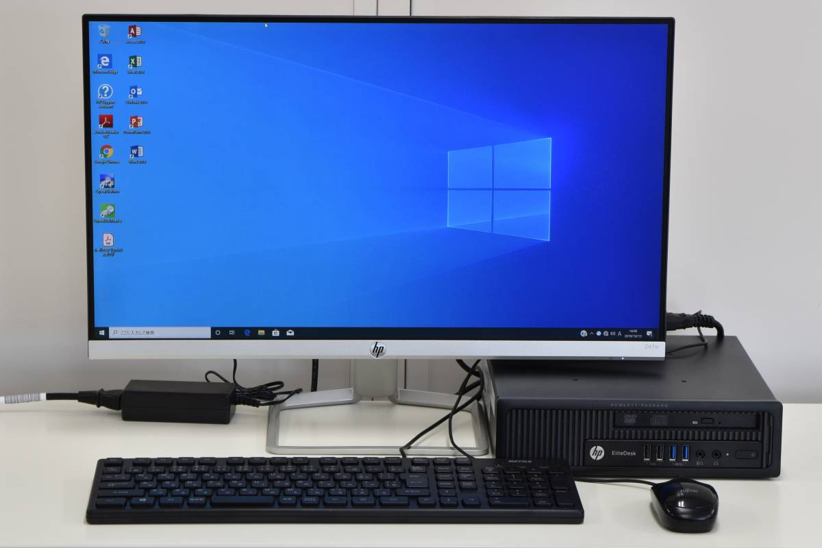 外付けDVD付 HP 800 G3 i5第6世代 Windows11Pro超小型