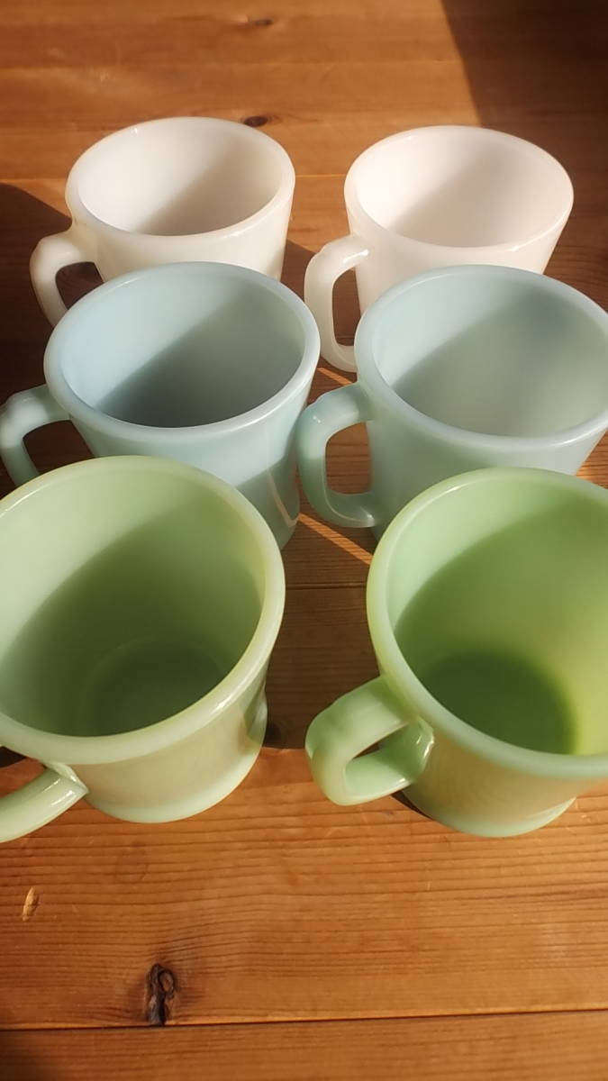 ファイヤーキング Dハンドルマグ ホワイト2つ ジェダイ2つ ターコイズ