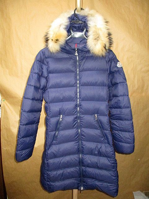 モンクレール 17AW DORIST ファー ダウンコート 14 ネイビー 【公式通販】