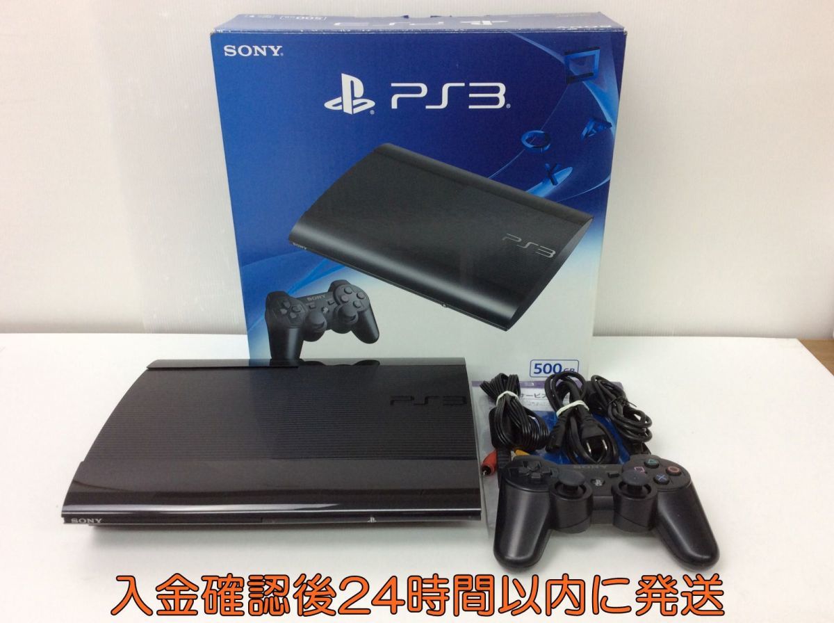 動作確認済 SONY PS3 本体 ブラック CECH-4300C 500GB PlayStation3