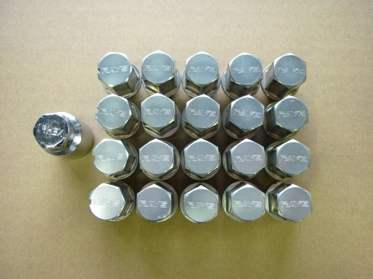 ∴シトロエン純正ホイル用BOLT 平面ロングボルト12x1.25-49mm×8 平面 