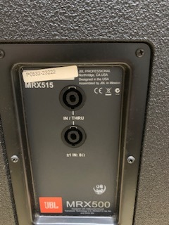 JBL | Series」を MRX500 MRX512M PROFESSIONALのポータブルスピーカー