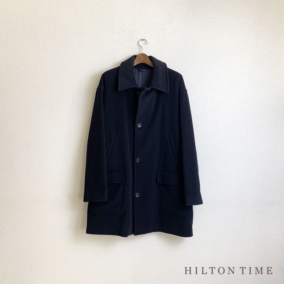  タグ付 ヒルトンタイム HILTON TIME カシミヤ 混 ウール ステンカラー コート メンズ ブラック フォーマル 冠婚葬祭 黒(Lサイズ)｜売買されたオークション情報、yahooの商品情報をアーカイブ公開 Lサイズ