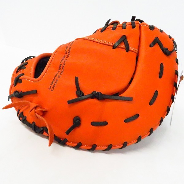 【未使用】MIZUNO/ミズノ ソフトボール用 グローブ キャッチャ/ファースト兼用 左投げ 1AJCS21500-51H /080