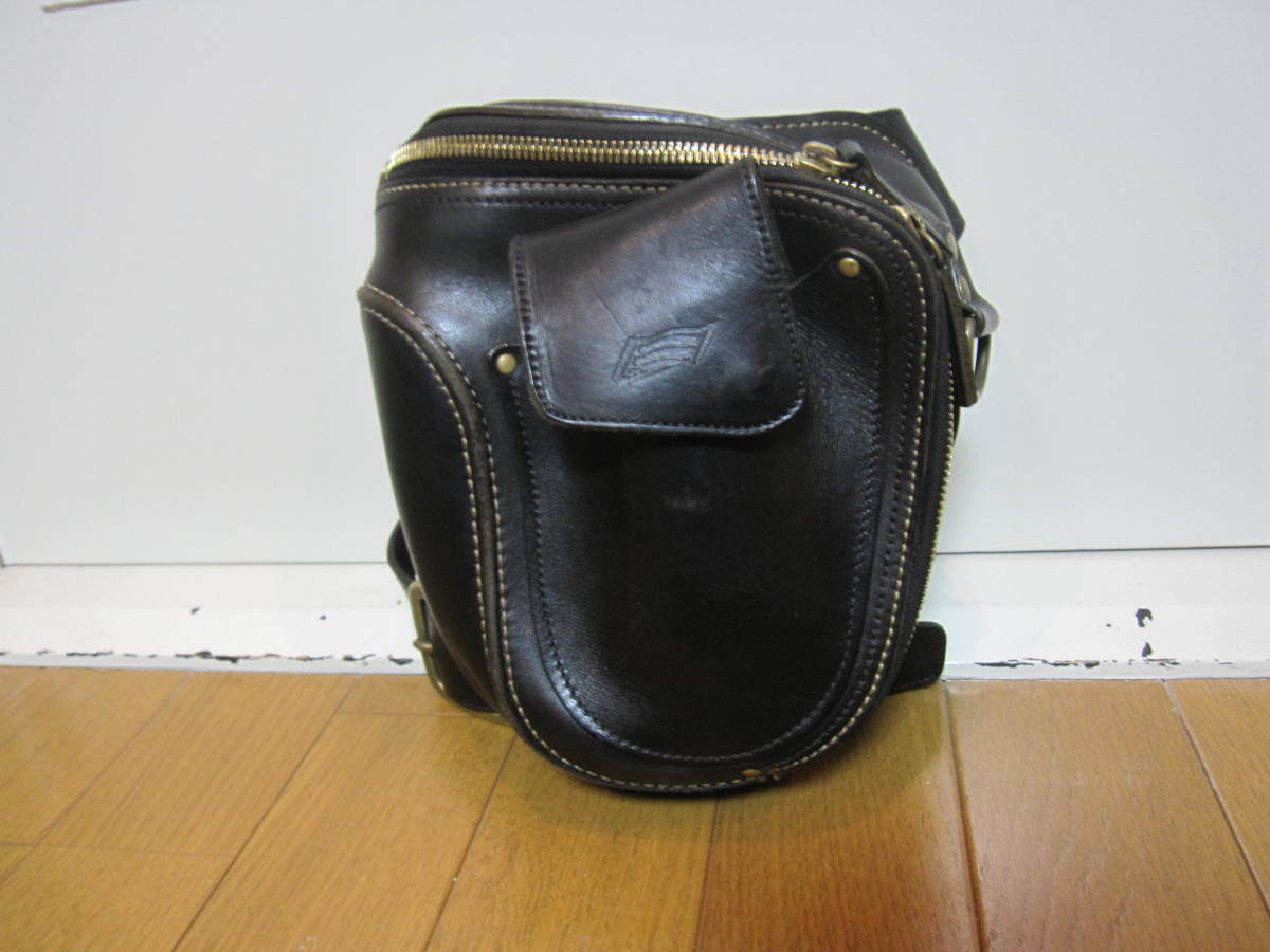人気，豊富な】 HYOD ヒョウドウ HYOD×GAHO LEATHER HIP BAG-TYPE-C