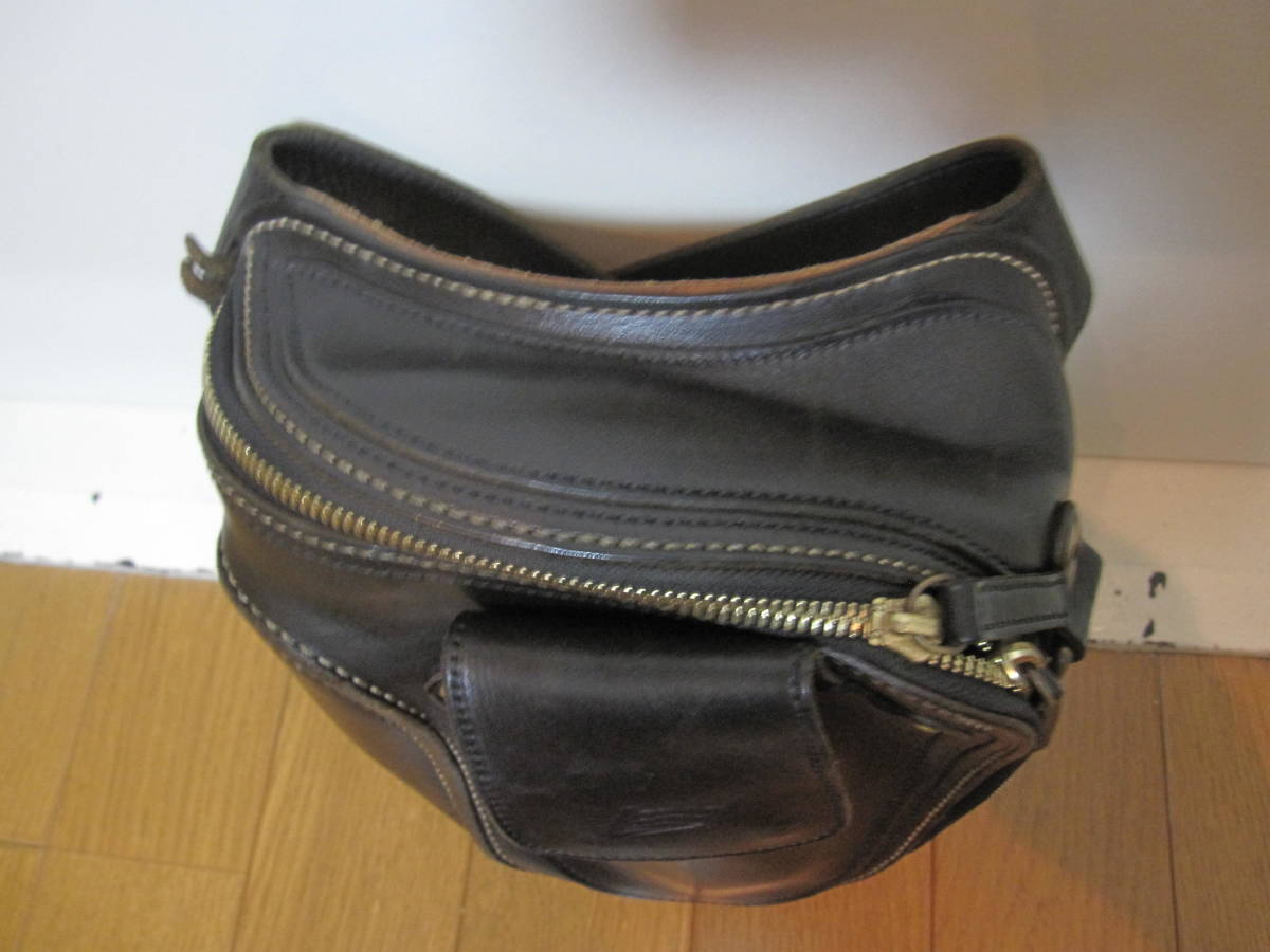 人気，豊富な】 HYOD ヒョウドウ HYOD×GAHO LEATHER HIP BAG-TYPE-C