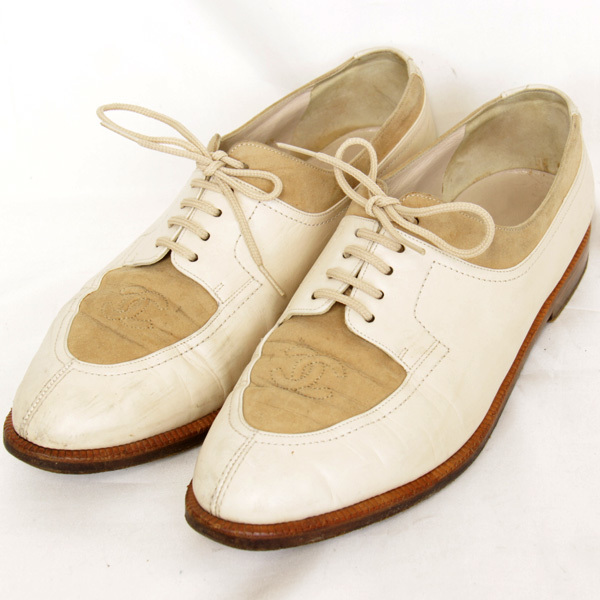 USED』CHANEL シャネル レースアップ シューズ 36.5サイズ スニーカー