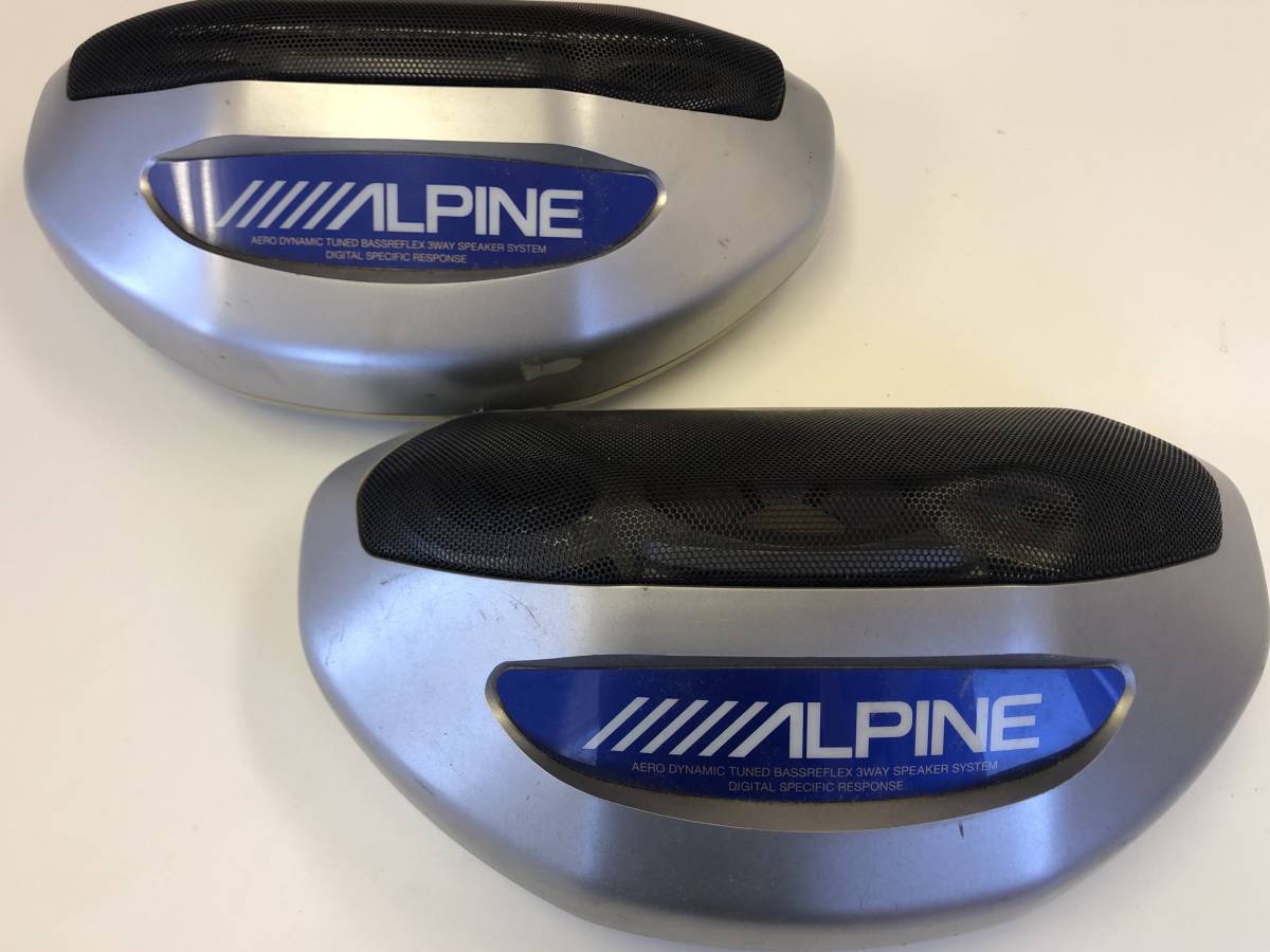 ALPINE アルパイン3WAY置き型スピーカー SBE1330S 中古 ALPINE