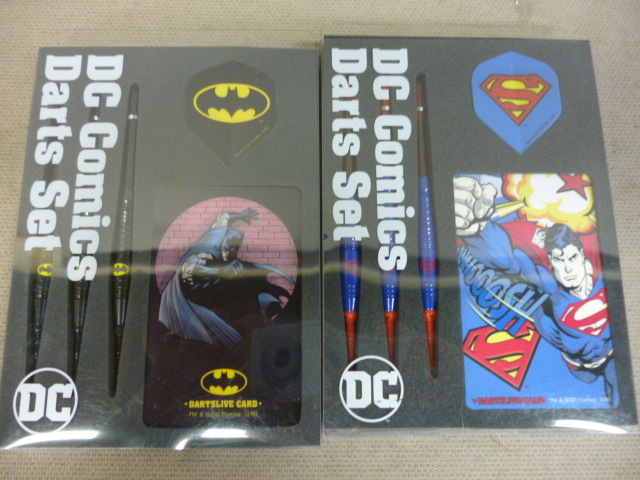 lD031☆ダーツライブ DC COMICS カード付ダーツセット（スーパーマン