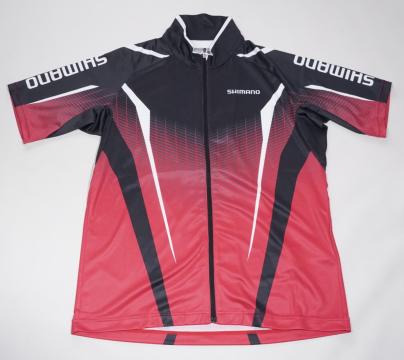 限定SALE，格安 50％OFF シマノ SH-052S レッド Mサイズ ジッププリントシャツ 半袖(フィッシングスーツ)｜売買されたオークション情報、yahooの商品情報をアーカイブ公開 - オークファン フィッシングスーツ