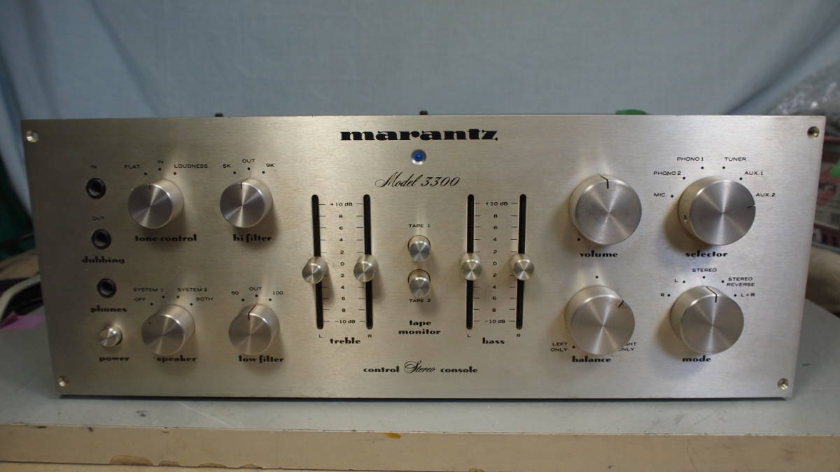 定番人気，安い Marantz マランツ MODEL 3300 プリアンプ 完動品 ６ヶ月保証(マランツ)｜売買されたオークション情報、yahooの商品情報をアーカイブ公開 - オークファン マランツ