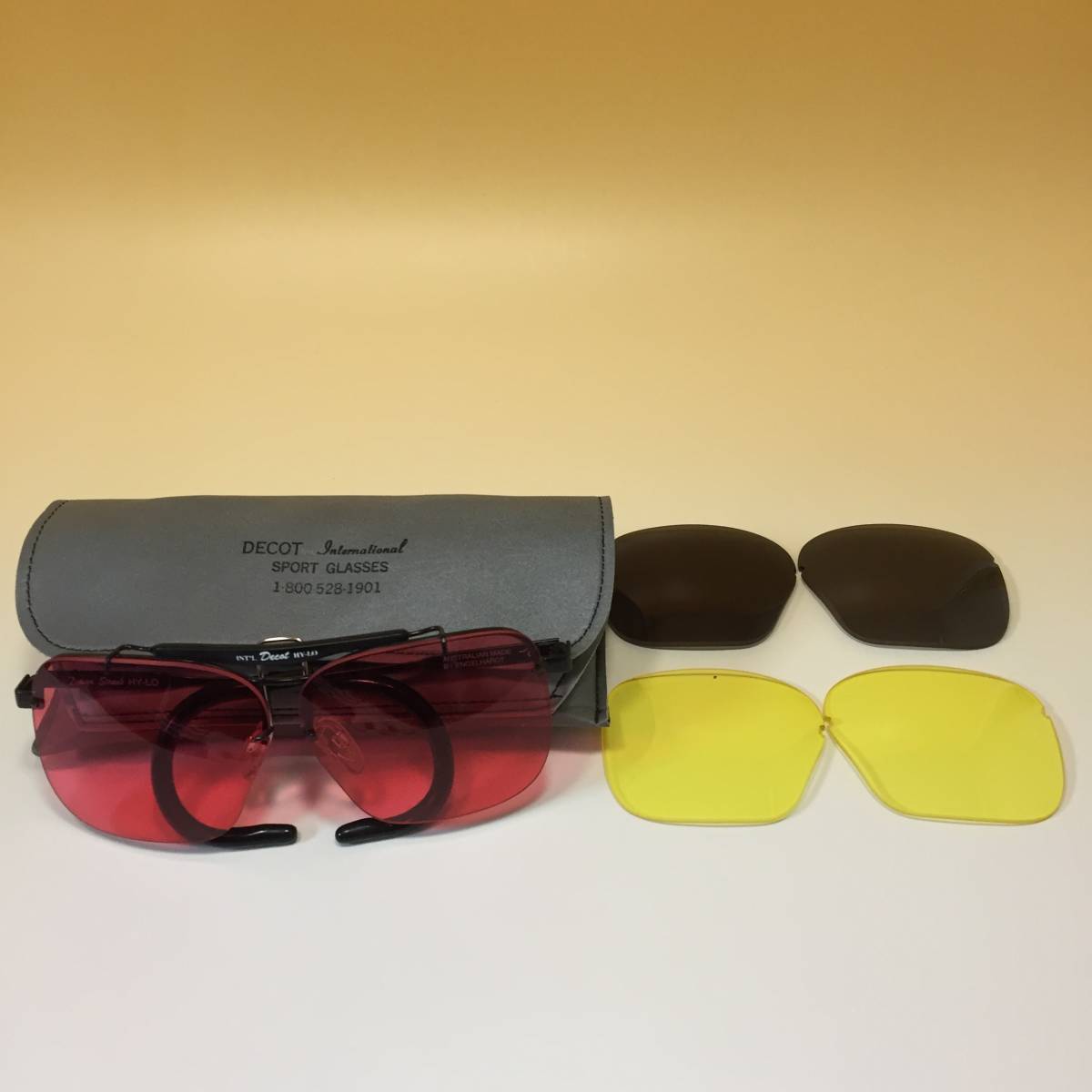 DECOT度付シューティングサングラス製作例 デコットのスポーツ 