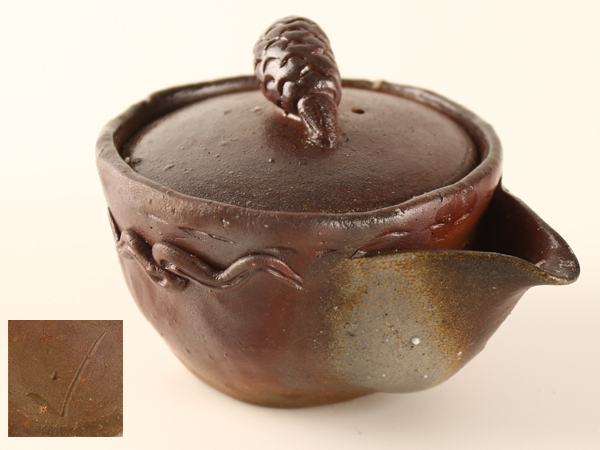 室町時代 古備前 備前焼 波状文 壷 壺 骨董品 古美術品 6762bfa 【公式