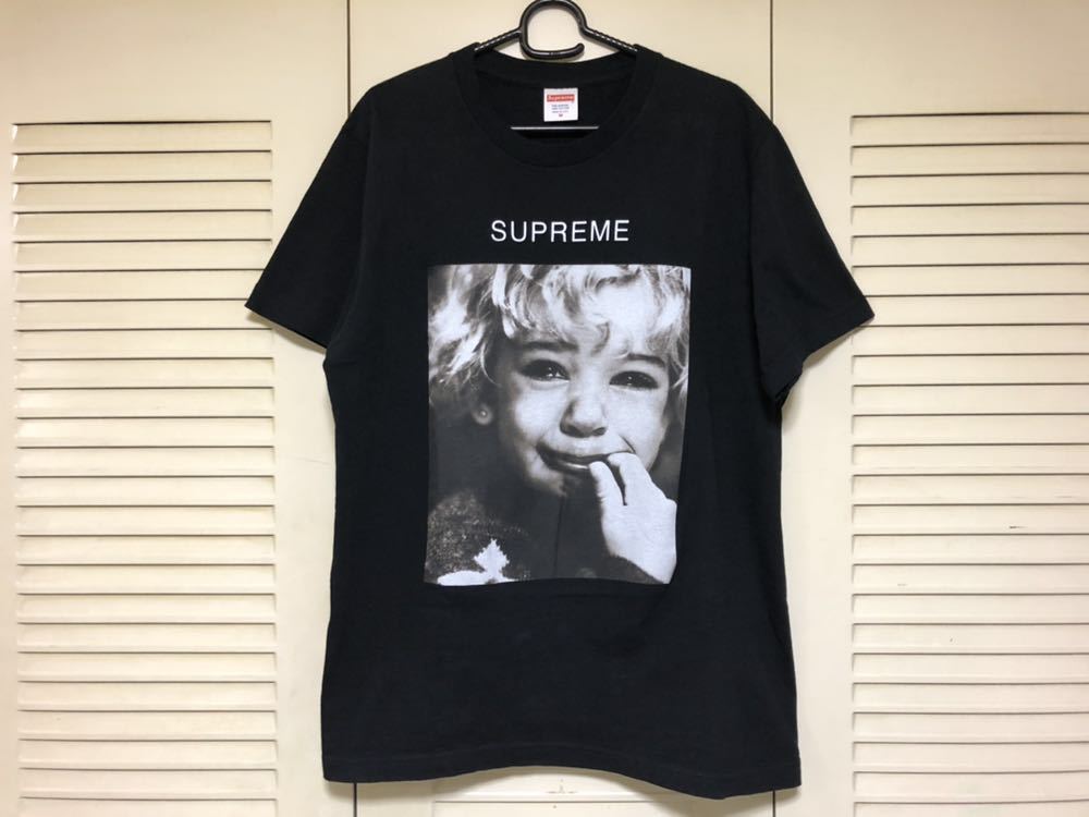 キムタク着さんタク登坂君着 Supreme Cry Baby TシャツブラックMサイズ
