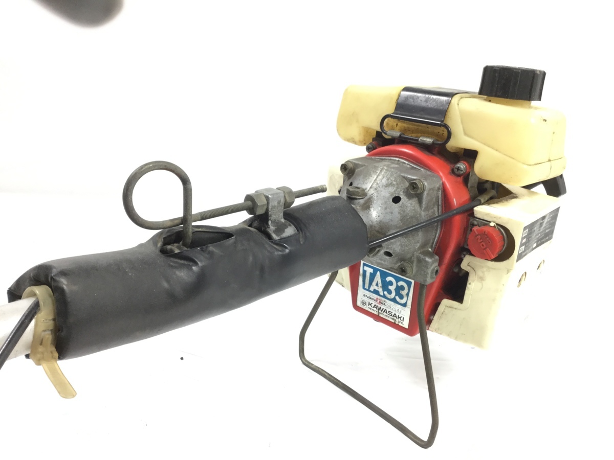 カワサキ 【送料無料☆彡北海道・沖縄・一部離島は除く】KAWASAKI カワサキ 草刈り機 TA33 芝刈り機 造園 草刈り機用エンジン TA33 未使用品 KAWASAKI