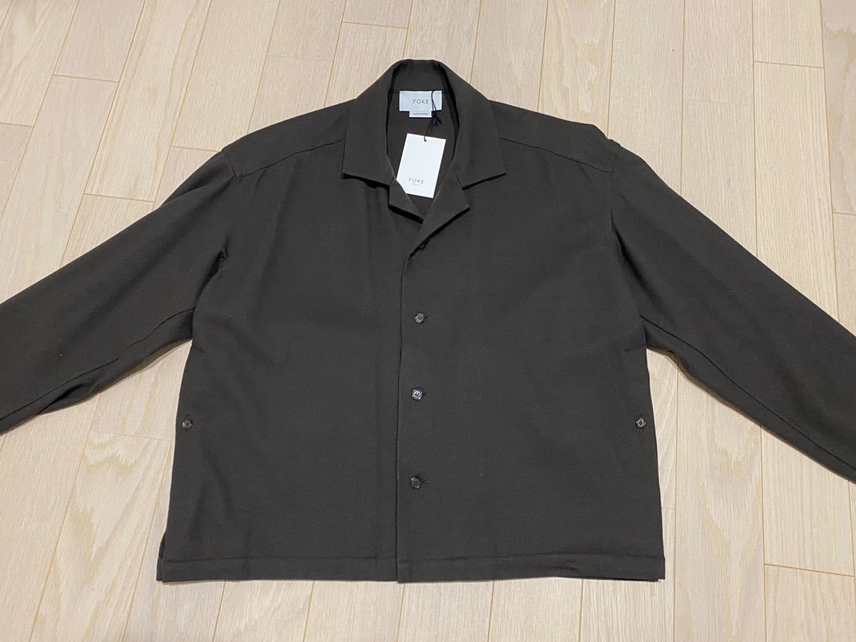yoke ヨーク 19aw ジャケット  stein   AURALEE 19AW YOKE WIDE SHORT JACKET BROWN S ヨーク ジャケット stein