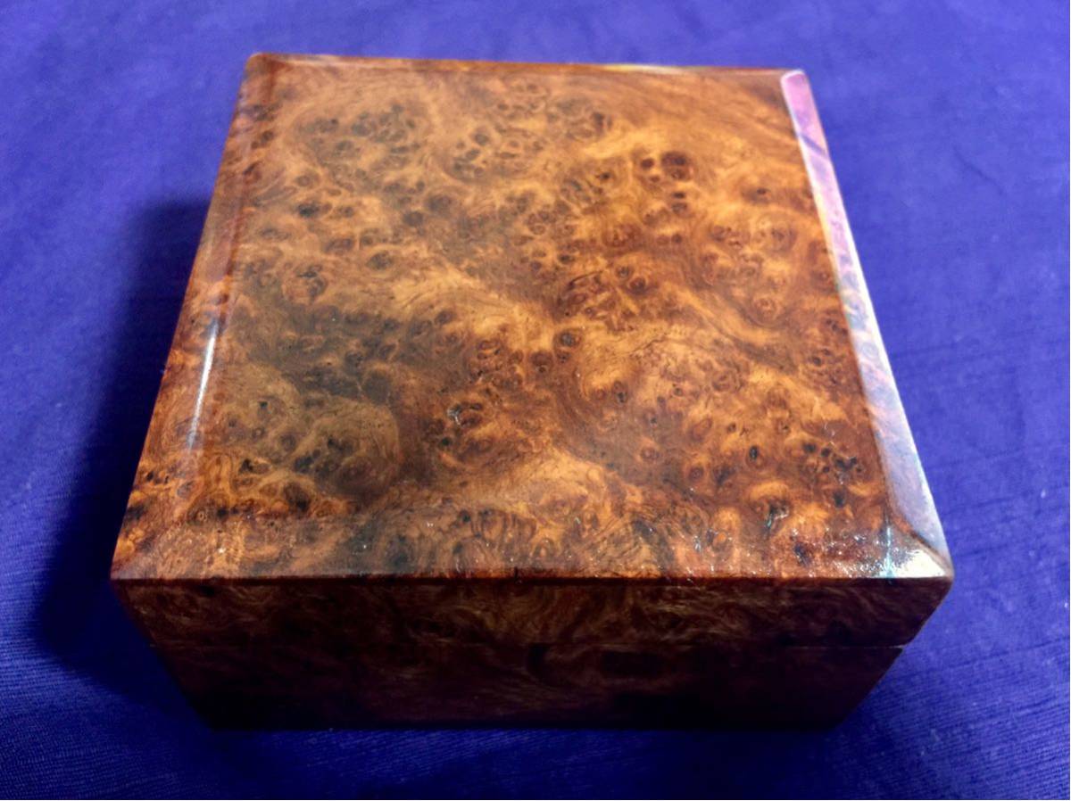 花梨材の小箱／葡萄 瘤 玉杢 唐木 銘木 木工芸(M409) - バール 板材