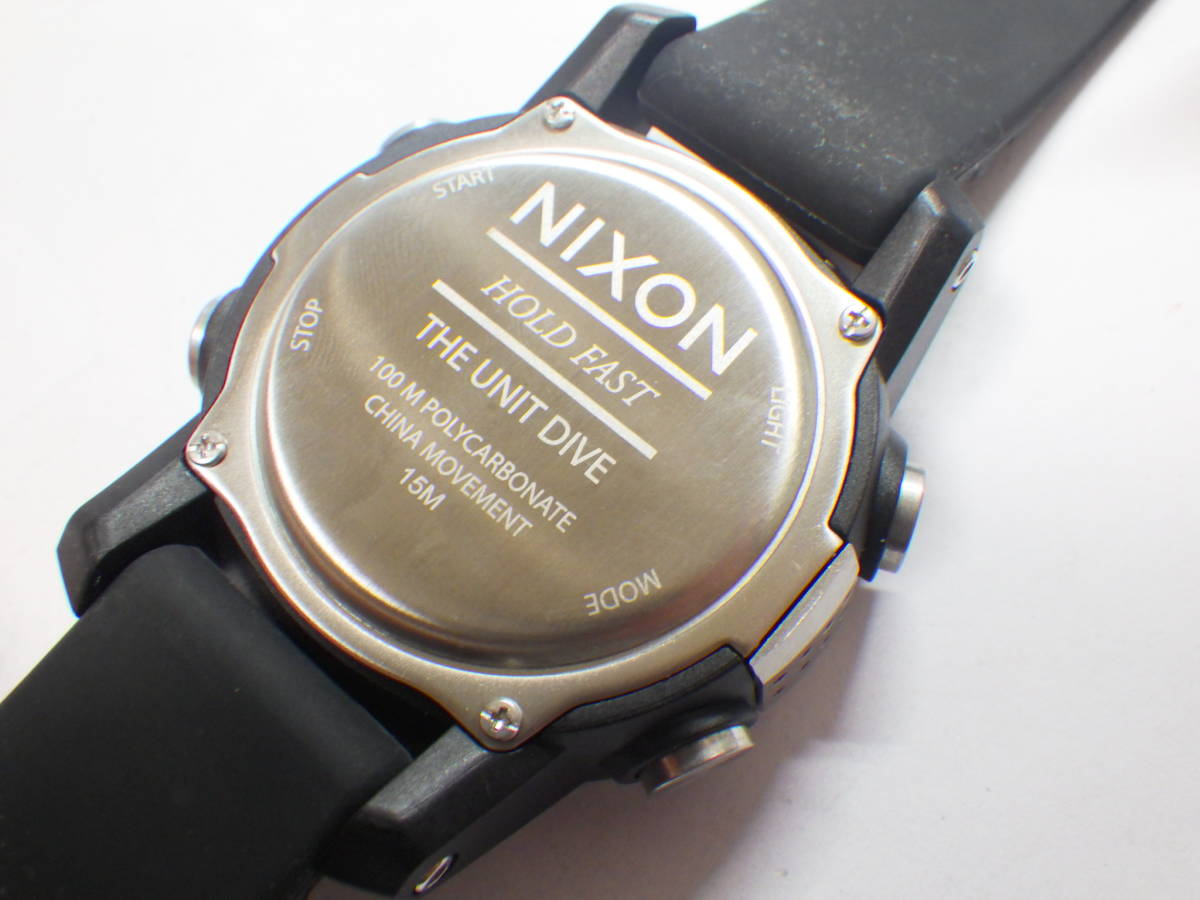 NIXONニクソン ジャンク品 デジタル腕時計 A962000 #929 - NIXON 