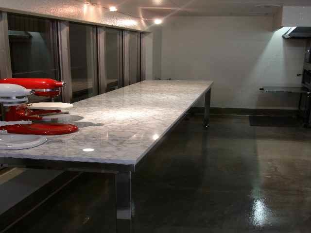 Yahoo!オークション - 天然白大理石 業務用 厨房のし台・作業台 【感謝