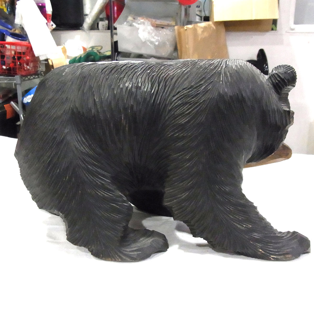 木彫り熊 民芸品 北海道 伝統工芸 アイヌ民芸 土産 ｕｓｅｄ 木工 竹工芸 売買されたオークション情報 Yahooの商品情報をアーカイブ公開 オークファン Aucfan Com