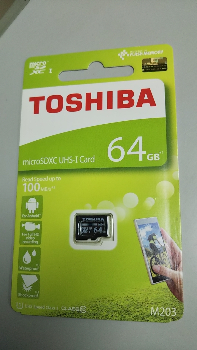 東芝 64GB microSDXCカード_1