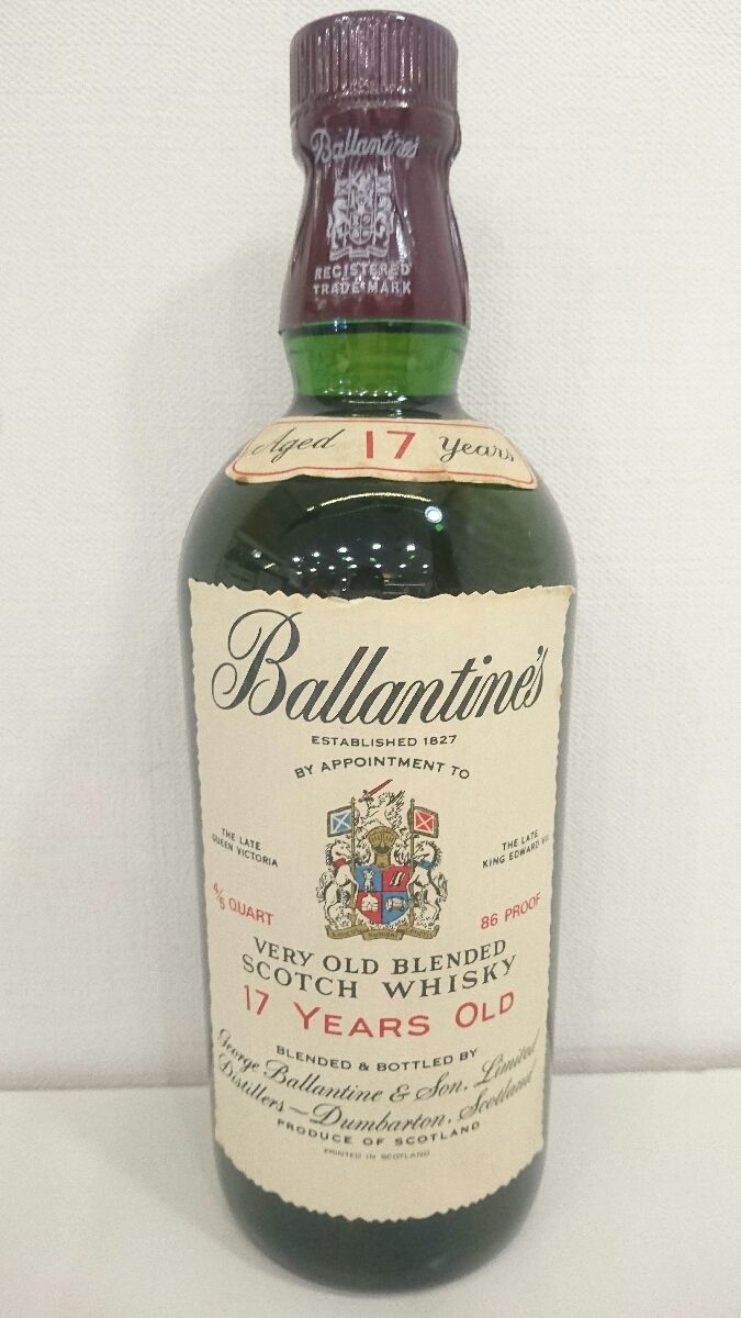未開栓 Ballantine's バランタイン 17年 スコッチ ウイスキー 750ml 43