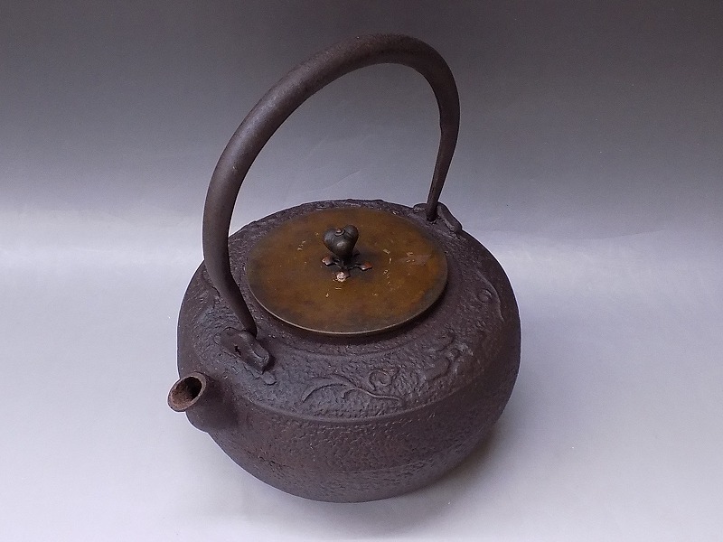 鉄瓶蓋 5枚セット 茶道具龍文堂.金龍堂. 鉄瓶蓋 5枚セット 茶道具龍文
