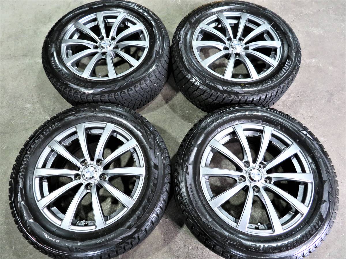 ブリヂストン ブリザック DM-V2 225/60R17 7J +48 PCD 114.3 5H アルミ付4本 SK系 SK9 SKE フォレスター T31 エクストレイル